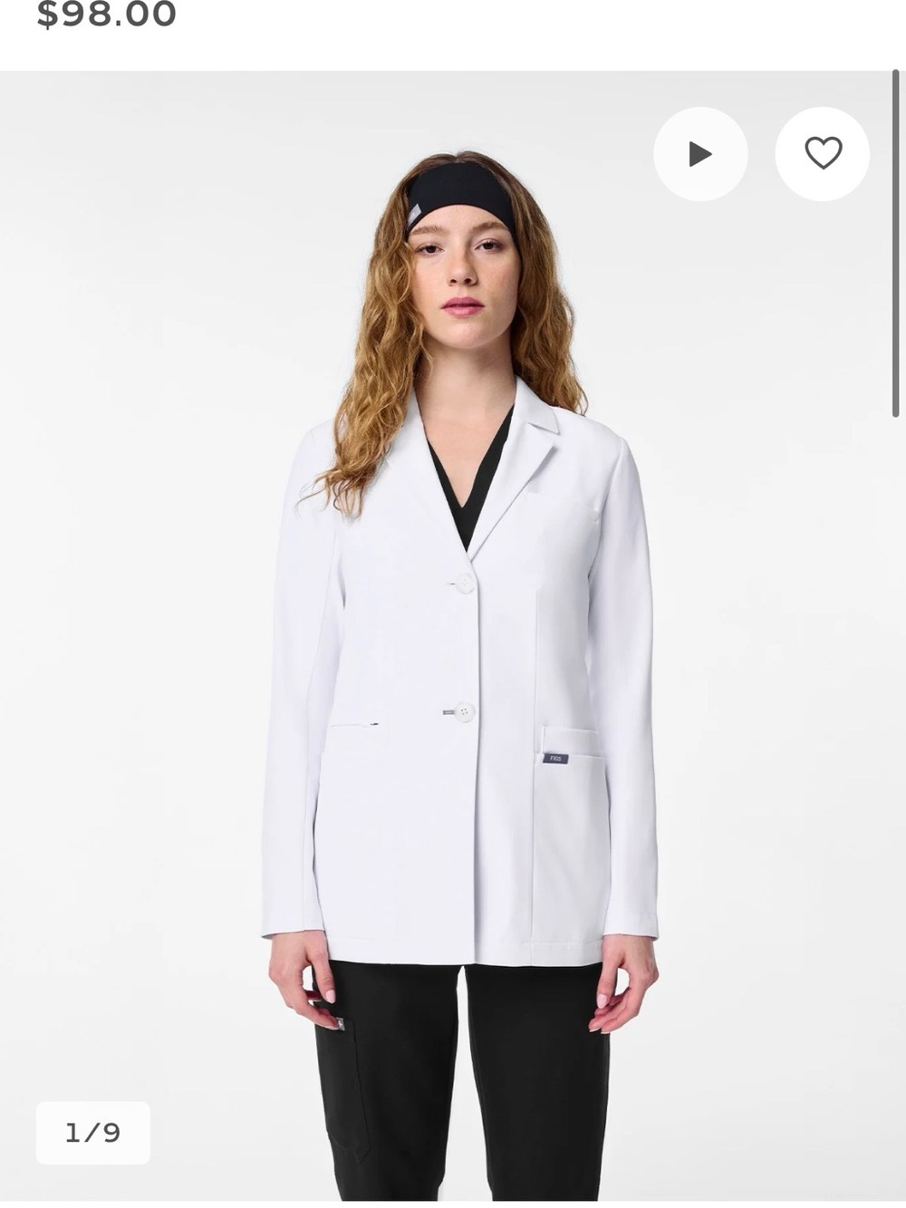 Bellevue Short Slim Lab Coat